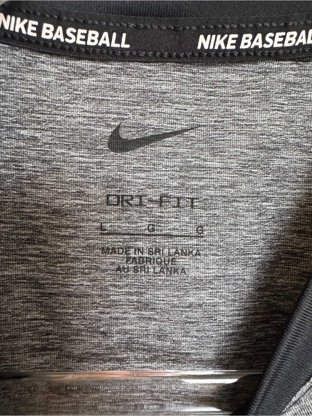 Nike Pro Boys Baseball Shirt Size YL